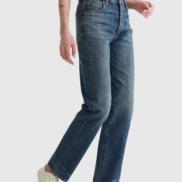 NWT Lucky Brand High-Rise Straight Leg Jeans - Picture 3 of 3